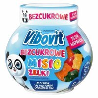 Vibovit Bezcukrowe Misio żelki z witaminami dla dzieci, 30 szt.