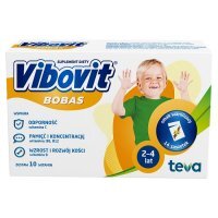 Vibovit Bobas waniliowy saszetki, 14 szt.