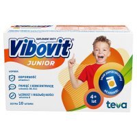 Vibovit Junior o smaku pomarańczowym saszetki, 44 szt.