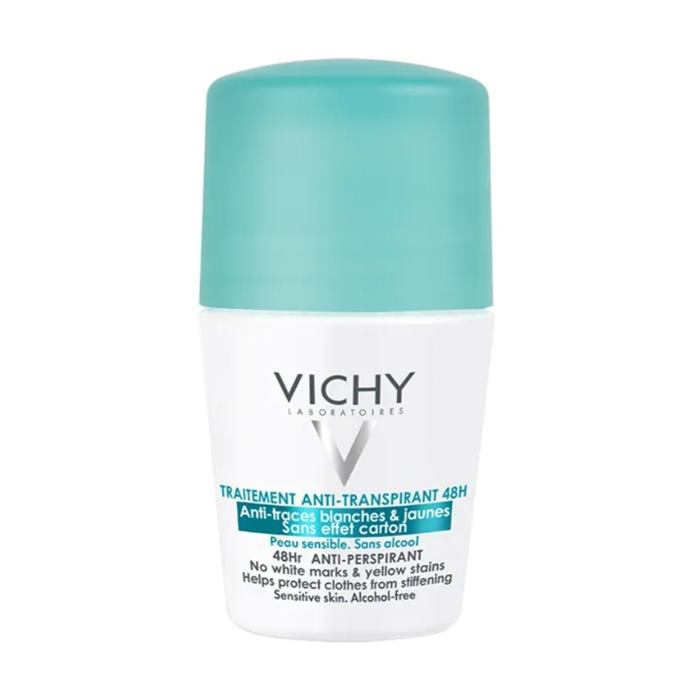 Vichy antyperspirant w kulce 48h przeciw śladom na ubraniach, 50 ml