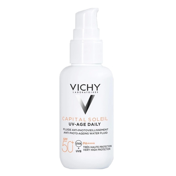 Vichy Capital Soleil fluid UV-Age SPF50+ przeciw fotostarzeniu, 40 ml