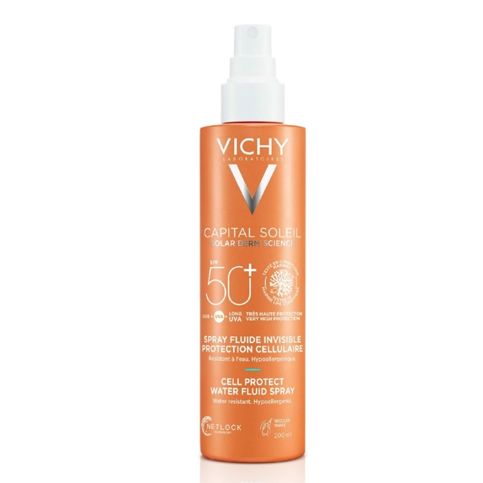 Vichy Capital Soleil lekki spray ochronny do ciała SPF50+, 200 ml