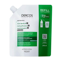 Vichy Dercos DS szampon przeciwłupieżowy do włosów normalnych i przetłuszczających się Refill, 390 ml
