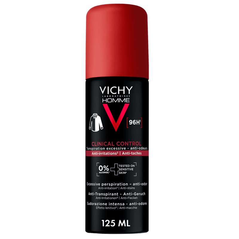 Vichy Homme Clinical Control 96 h Antyperspirant dla mężczyzn aerozol, 125 ml