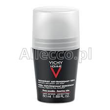 Vichy Homme Dezodorant w kulce skóra wrażliwa, 50 ml