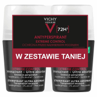 Vichy Homme Extreme Control 72 h Antyperspirant roll-on, 2 x 50 ml