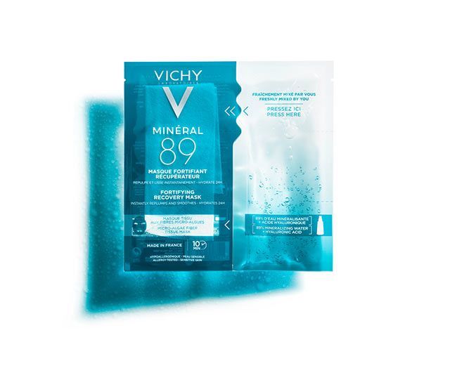 Vichy Mineral 89 maska w płachcie, wzmacniająco-regenerująca, 29 g