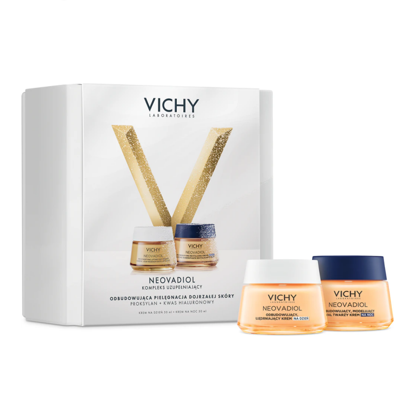 Vichy Neovadiol Kompleks Uzupełniający Zestaw (krem na dzień, 50 ml + krem na noc, 50 ml), 1 szt.