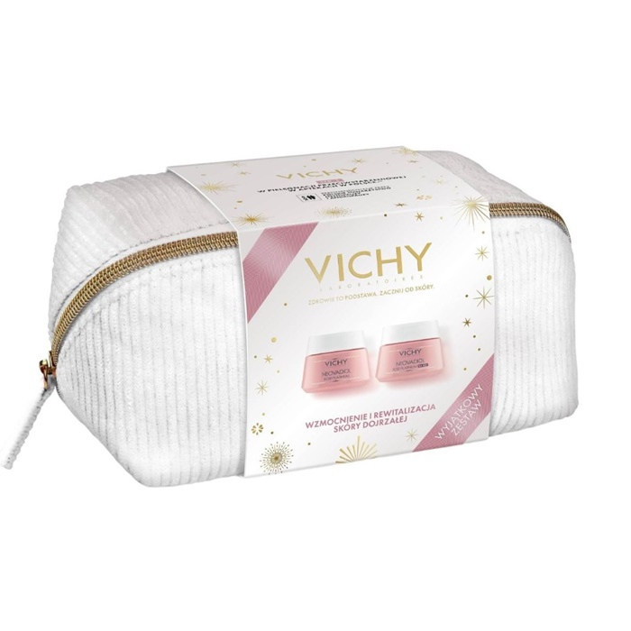 Vichy Neovadiol Rose Platinium Zestaw: różany krem wzmacniająco-rewitalizujący, 50 ml + rewitalizujący i ujędrniający krem na noc, 50 ml