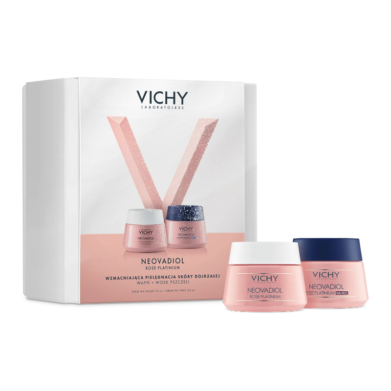 Vichy Neovadiol Rose Platinum Zestaw (krem na dzień, 50 ml + krem na noc, 50 ml), 1 szt.