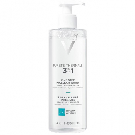 Vichy Purete Thermale Płyn micelarny do skóry wrażliwej, 400 ml