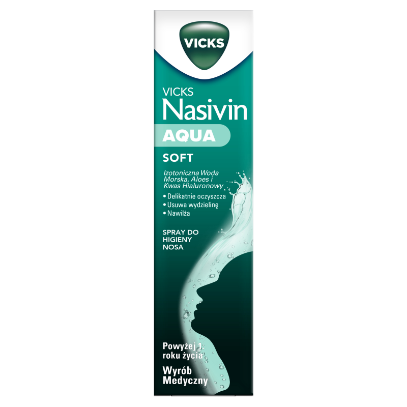Vicks Nasivin Aqua Soft spray do nosa, 120 ml