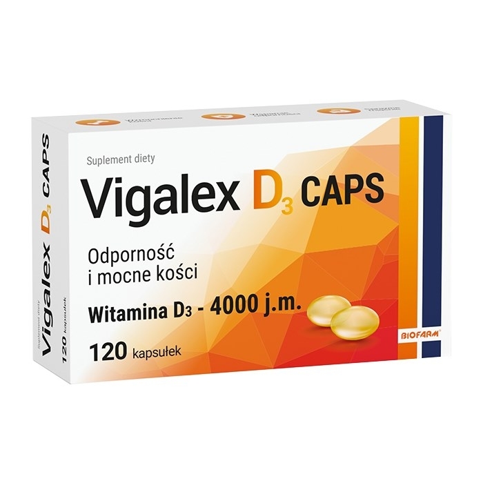 Vigalex D3 Caps 4000 j.m. 120 kapsułek