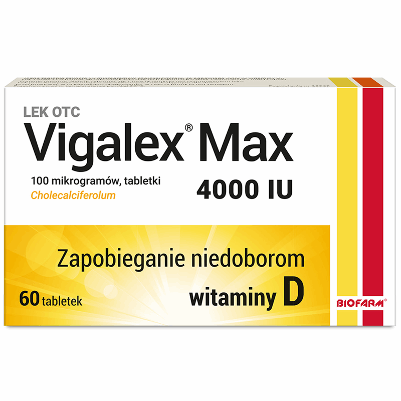 Vigalex Max 4000 IU tabletki, 60 szt.