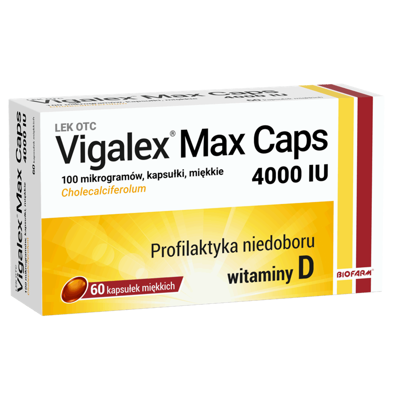 Vigalex Max Caps 4000 IU kapsułki miękkie, 60 szt.