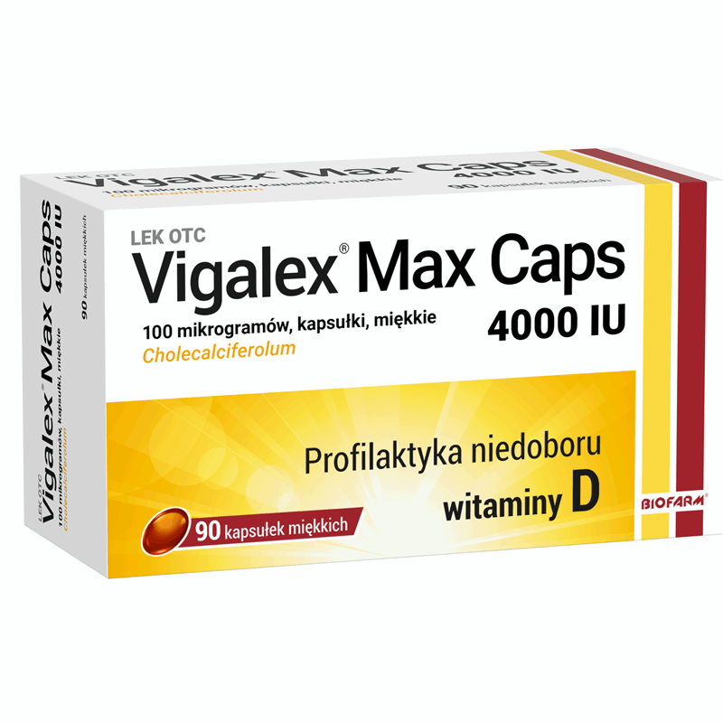 Vigalex Max Caps 4000 IU kapsułki miękkie, 90 szt.