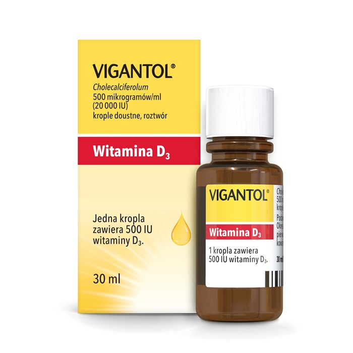 Vigantol krople doustne z witaminą D3, 30 ml