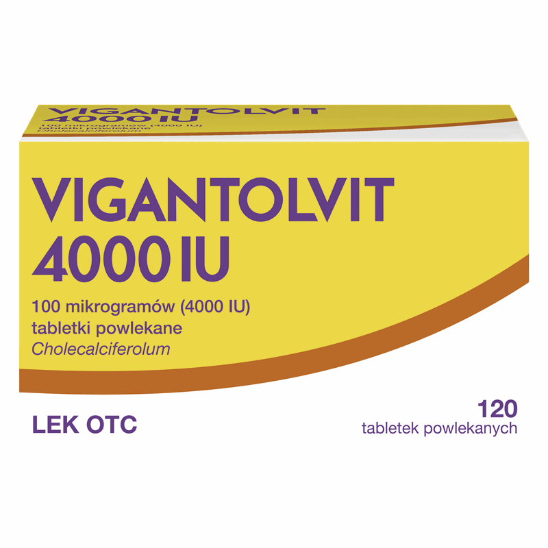 Vigantolvit 4000 IU tabletki powlekane, 120 szt.