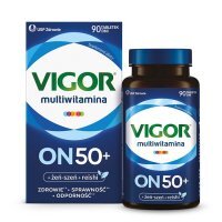 Vigor Multiwitamina ON 50+ tabletki z witaminami i minerałami, 90 szt.