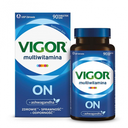 Vigor Multiwitamina ON tabletki z witaminami i minerałami dla mężczyzn, 90 szt.
