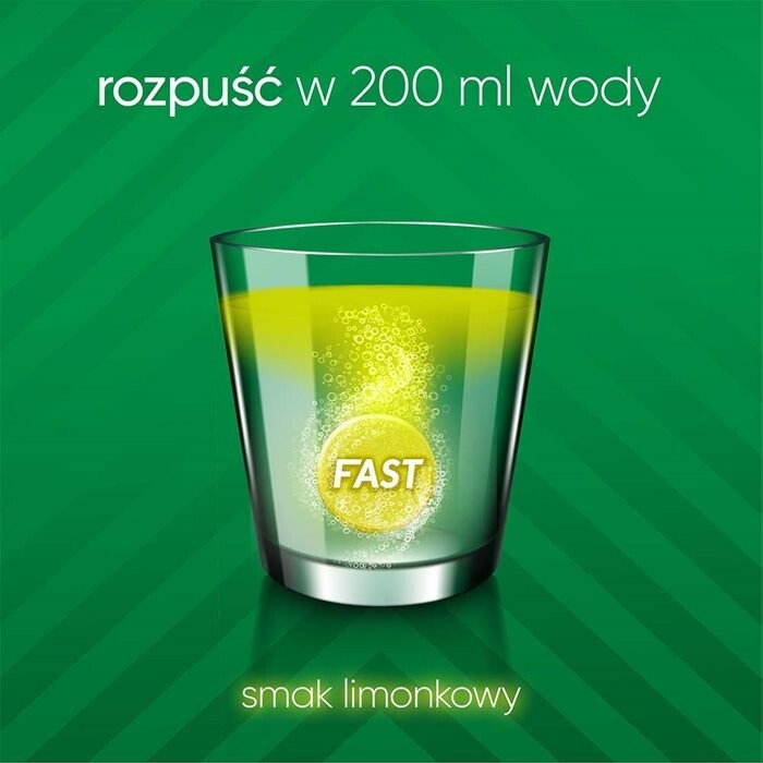 Vigor UP FAST 20 tabletek musujących (smak limonkowy)