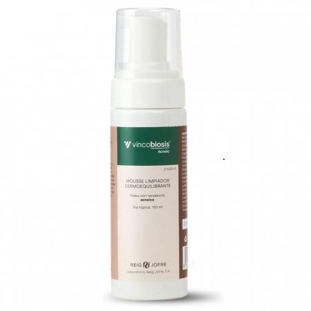Vincobiosis Acneic Dermobalans pianka głęboko oczyszczająca do mycia twarzy, 150 ml