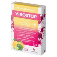 ViroStop pastylki do ssania o smaku cytrusowym, 20 szt.