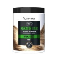 VIS PLANTIS LOTON Maska do włosów zniszczonych i łamliwych z keratyną 1000 ml