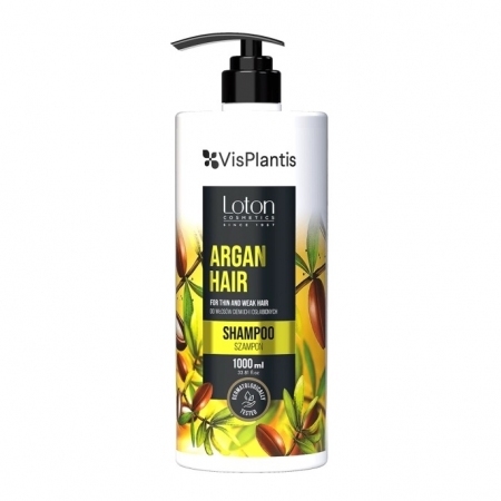 VIS PLANTIS LOTON Szampon do włosów cienkich i słabych Argan 1000 ml