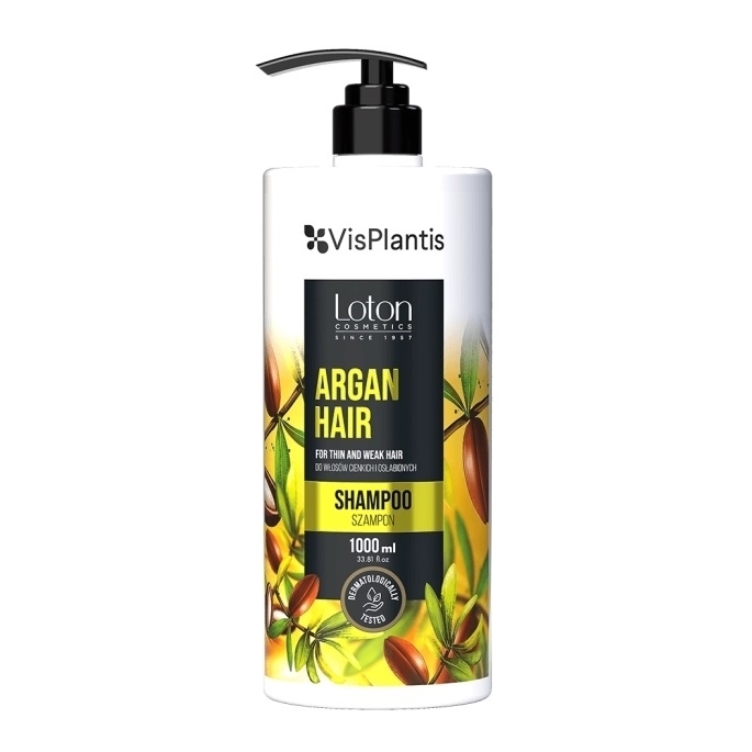Vis Plantis Loton szampon do włosów cienkich i słabych Argain, 1000 ml