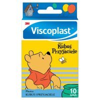 VISCOPLAST Kubuś Puchatek Plastry dla dzieci 10 szt.