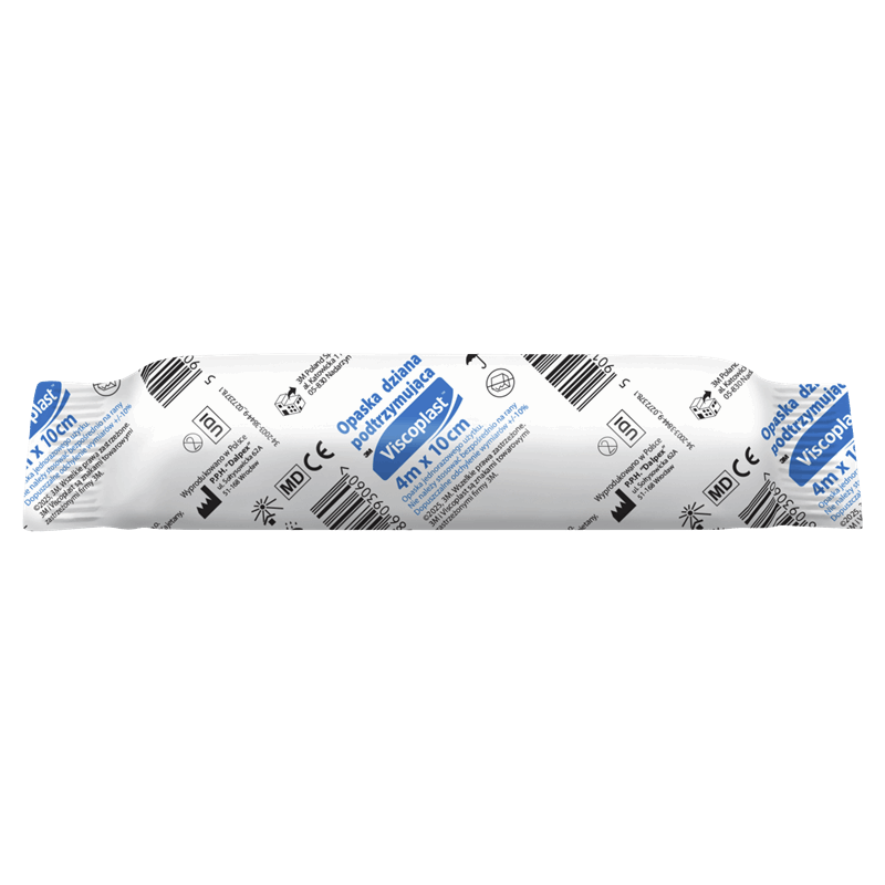Viscoplast Opaska dziana podtrzymująca 4 m x 10 cm, 1 szt.