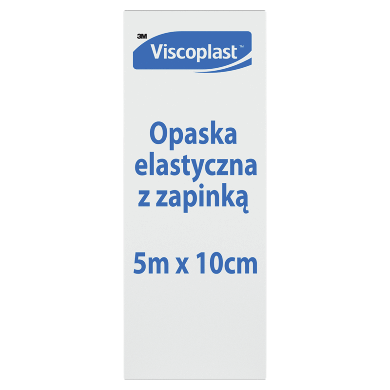 Viscoplast Opaska elastyczna z zapinką 5 m x 10 cm, 1 szt.