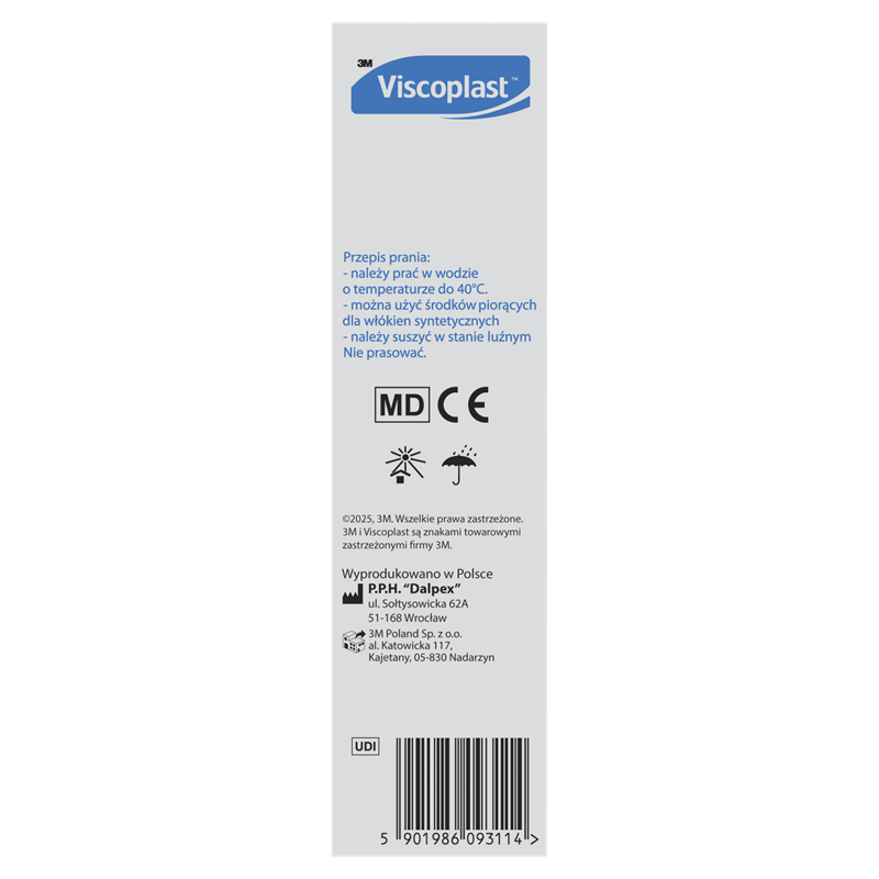 Viscoplast Opaska elastyczna z zapinką 5 m x 15 cm, 1 szt.