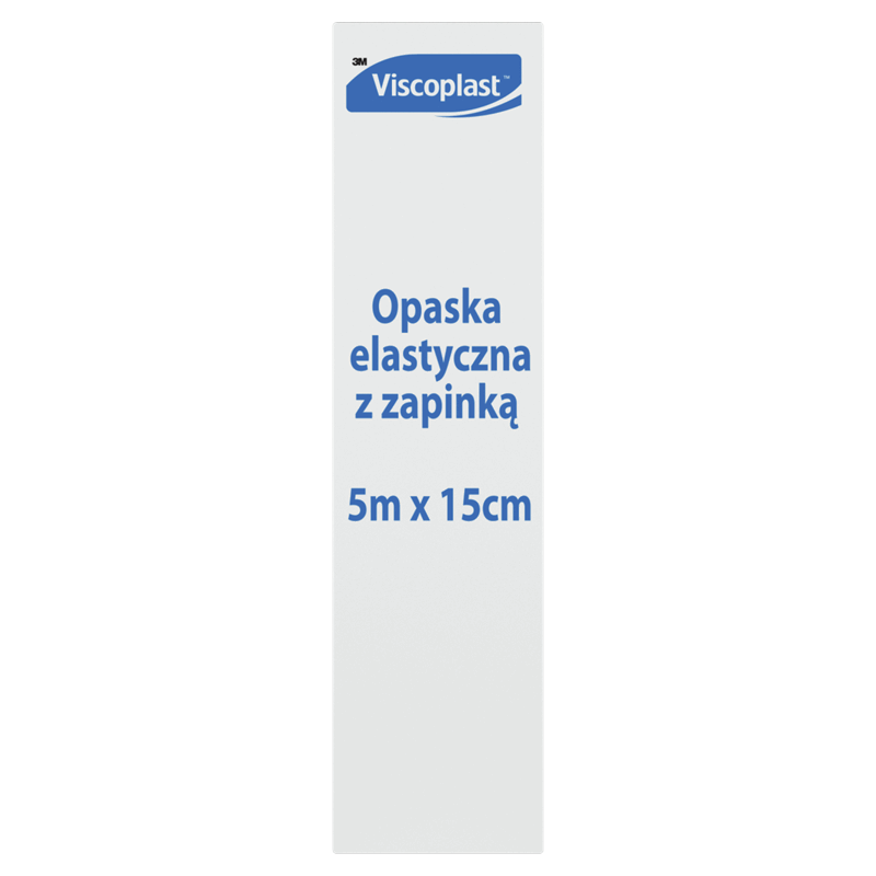 Viscoplast Opaska elastyczna z zapinką 5 m x 15 cm, 1 szt.
