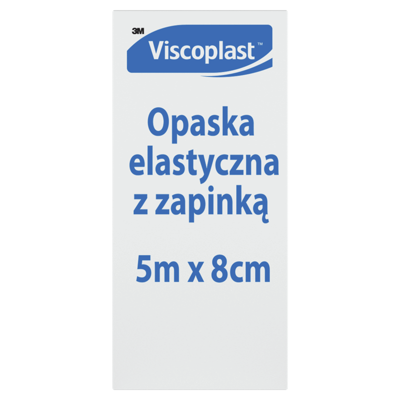 Viscoplast Opaska elastyczna z zapinką 5 m x 8 cm, 1 szt.