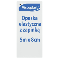 Viscoplast Opaska elastyczna z zapinką 5 m x 8 cm, 1 szt.