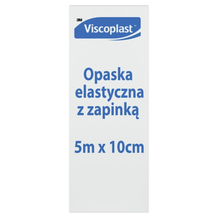 VISCOPLAST Opaska elastyczna z zapinką 5m x 10 cm 1 szt.