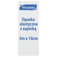VISCOPLAST Opaska elastyczna z zapinką 5m x 10 cm 1 szt.
