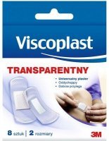 VISCOPLAST Plaster Transparentny (2 rozmiary) 8 szt.