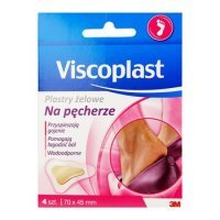 Viscoplast plastry żelowe na pęcherze duże 4 szt.