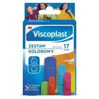 Viscoplast  Plastry -zestaw kolorowy 17 szt.