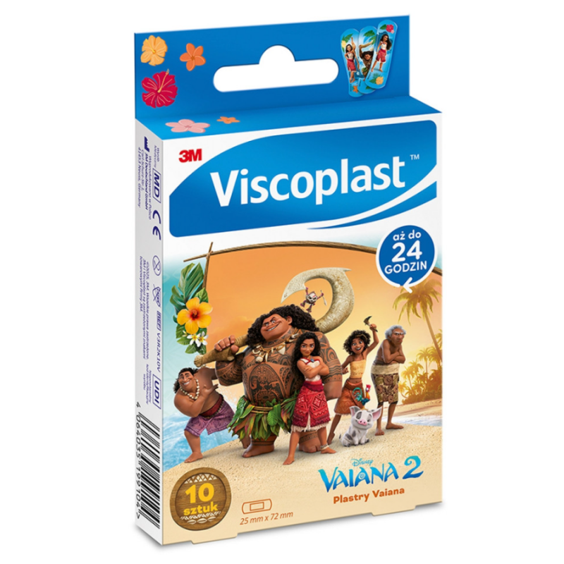 Viscoplast Vaiana 2 plastry dla dzieci, 10 szt.