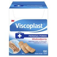 VISCOPLAST WODOODPORNY Plastry 72cm x 25mm 100 szt.