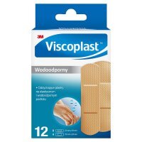 VISCOPLAST WODOODPORNY Plastry zestaw (2 rozmiary) 12 szt.