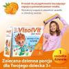 VisolVit Junior Orange musujący proszek o smaku pomarańczowym 10 saszetek