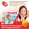 VisolVit Junior Truskawka musujący proszek o smaku truskawkowym 30 saszetek