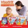 VisolVit Junior Truskawka musujący proszek o smaku truskawkowym 30 saszetek