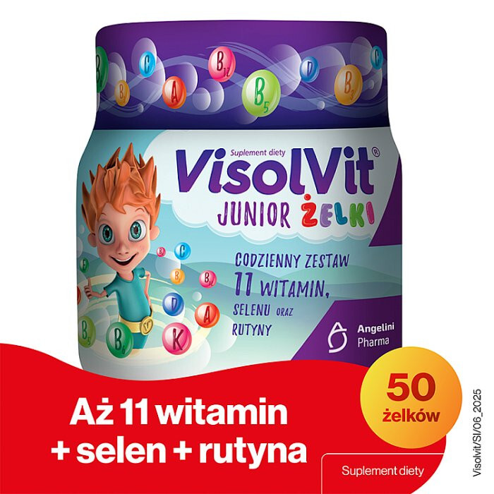 VisolVit Junior żelki 50 owocowych żelków