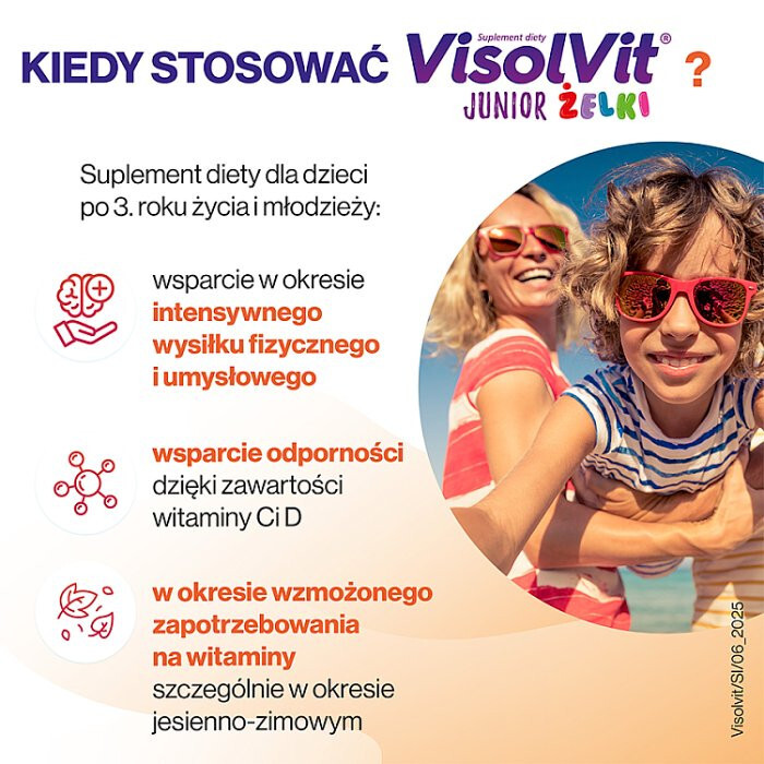 VisolVit Junior żelki 50 owocowych żelków